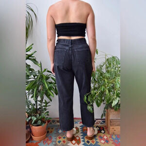 L.L Bean Regular Fit/Relaxed Jeans Dark Wash  // Petite
